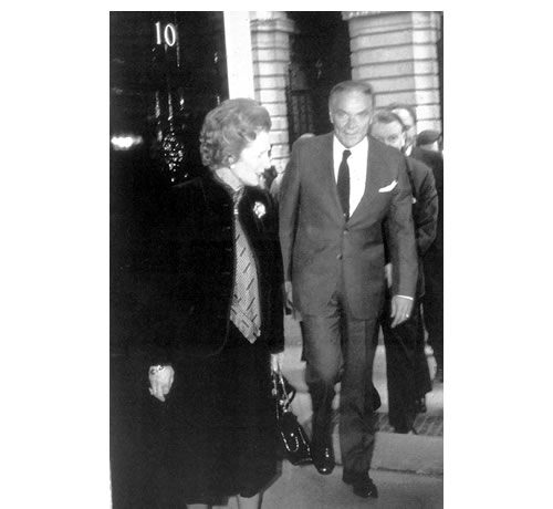 Margaret Thatcher y Alexander Haig